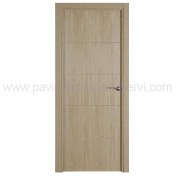 Puertas Hoja Maciza en DM Puerta Castaño Ciega